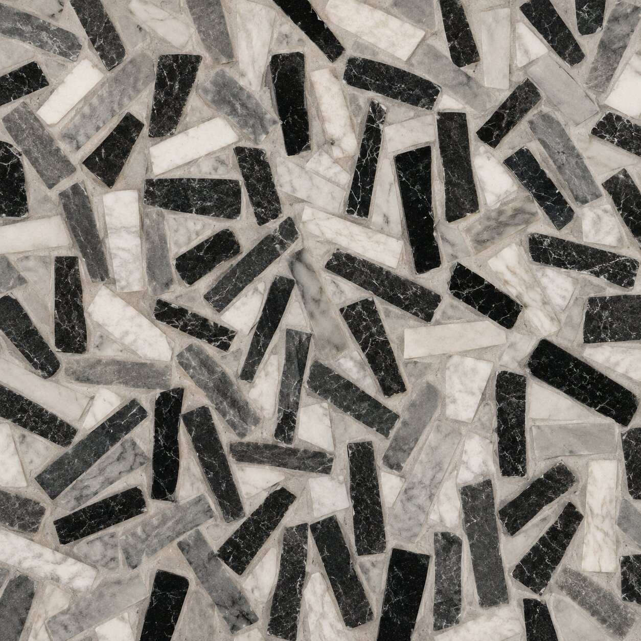 Staccato, Bianco, Nero, Grigio, superficie Klivoro C.13
